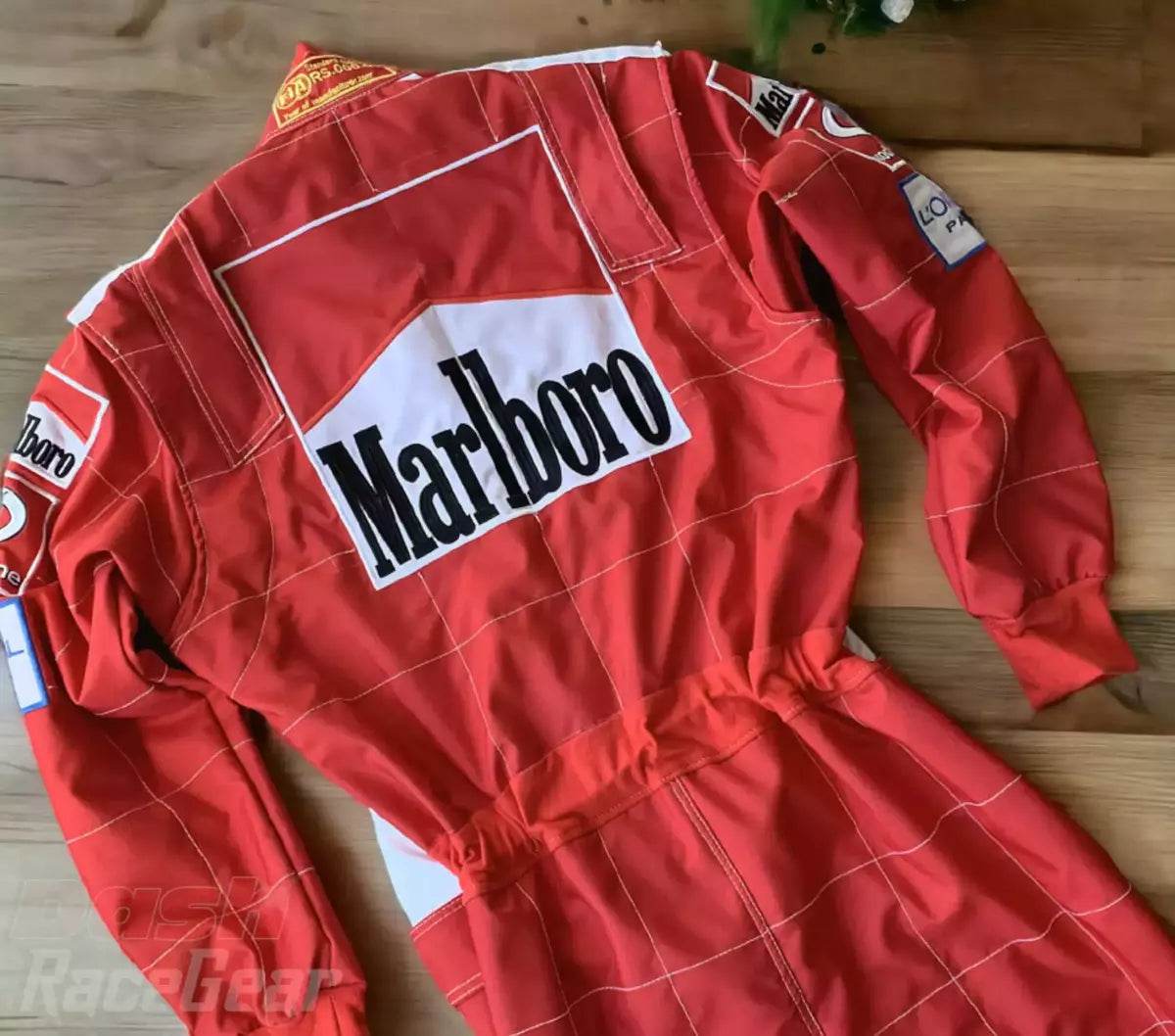 Michael Schumacher Ferrari F1 Embroidered Racing Suit - Dash Racegear Store
