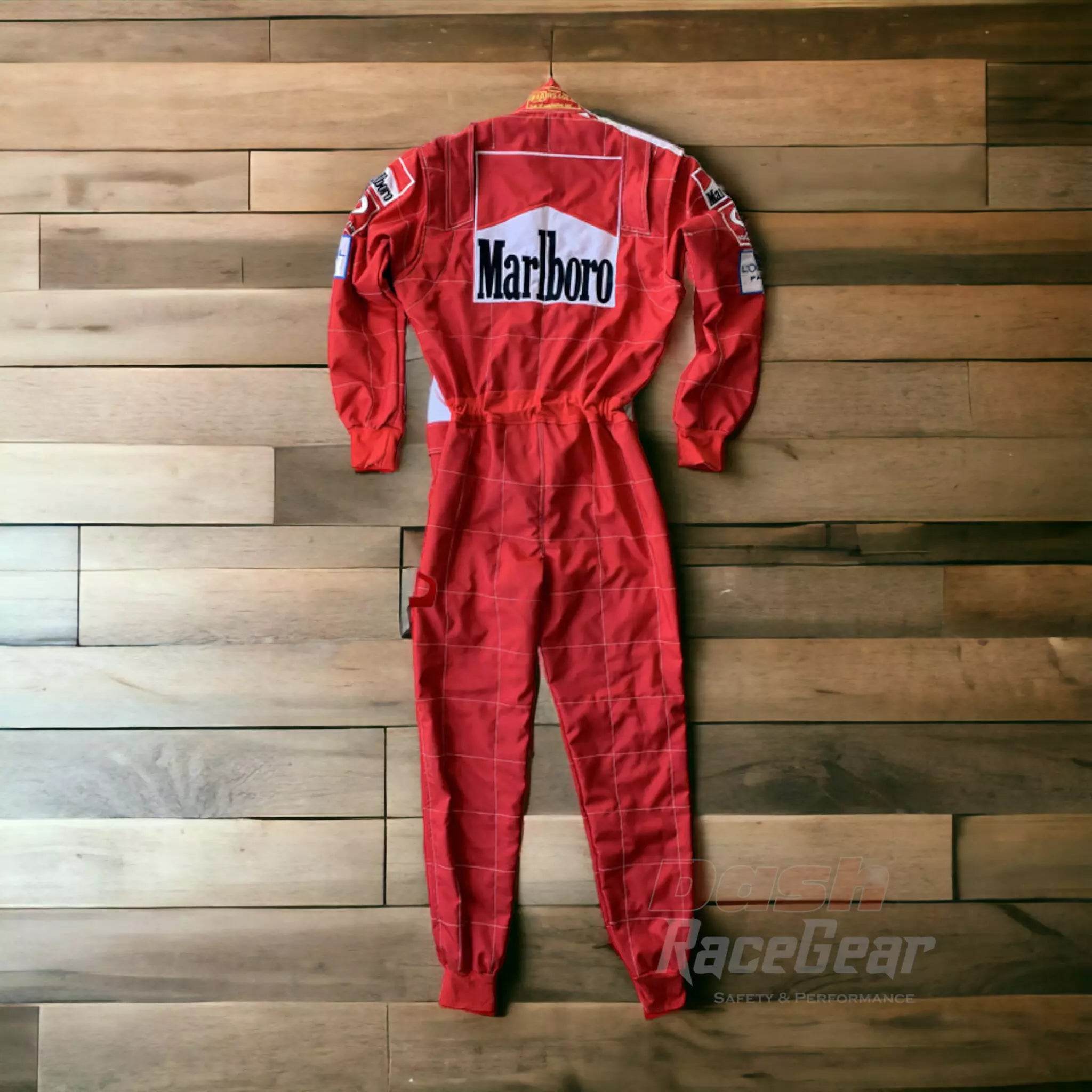 Michael Schumacher Ferrari F1 Embroidered Racing Suit - Dash Racegear Store