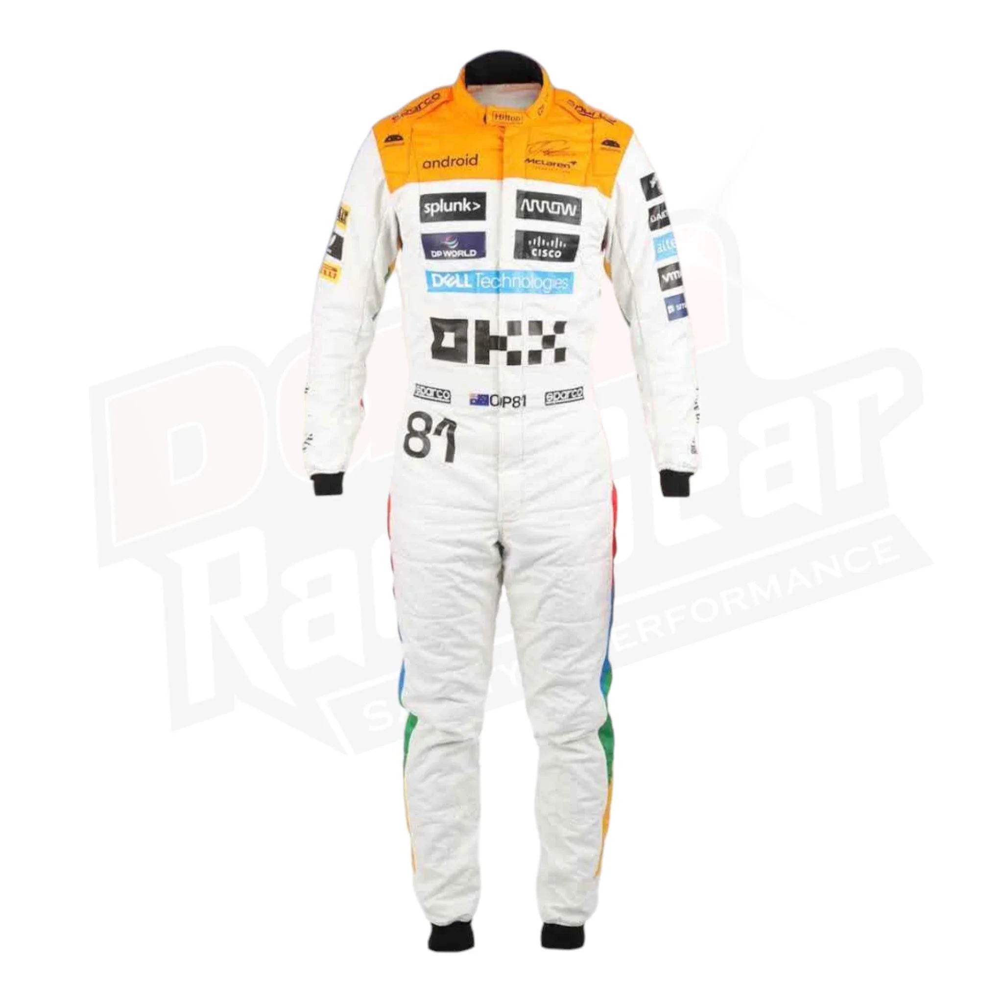 NEW MCLAREN SILVERSTONE OSCAR PIASTRI 2023 F1 TEAM RACE SUIT - Dash Racegear Store