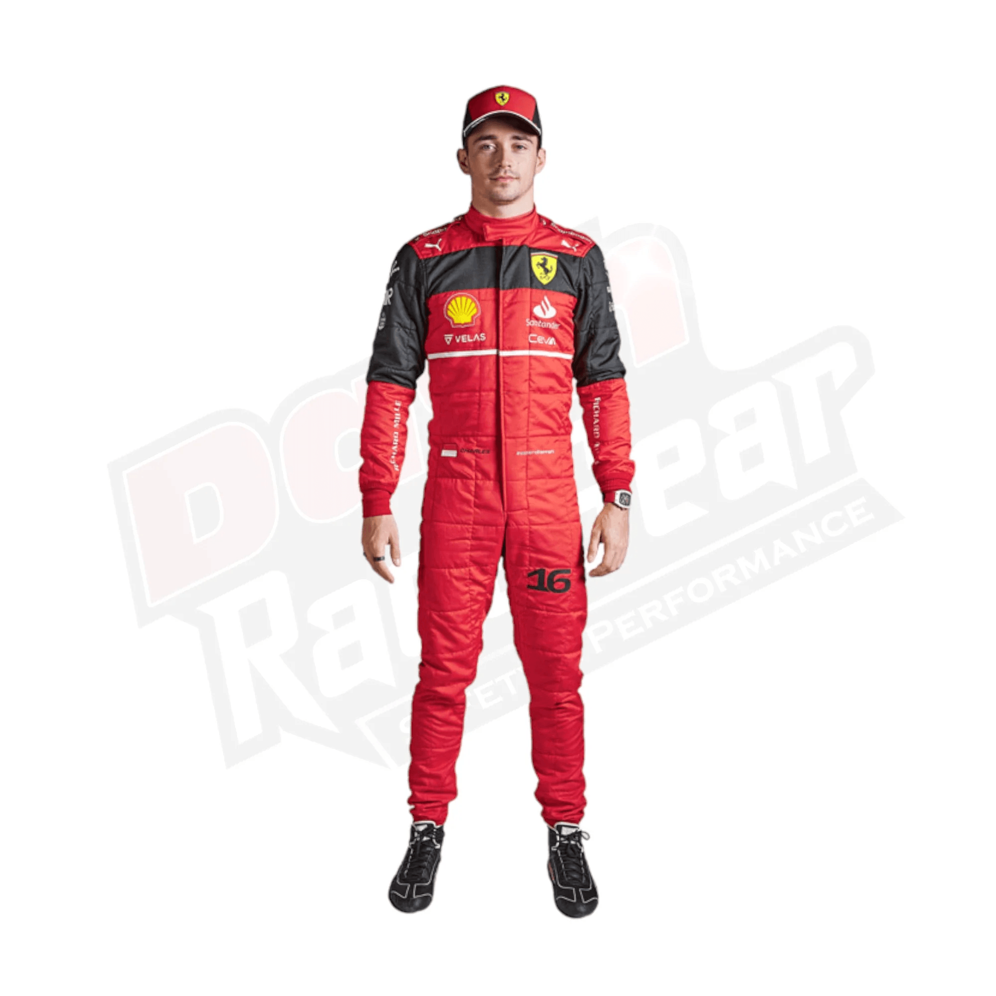 New Charles Leclerc 2022 Race Suit KIDS - Dash Racegear Store