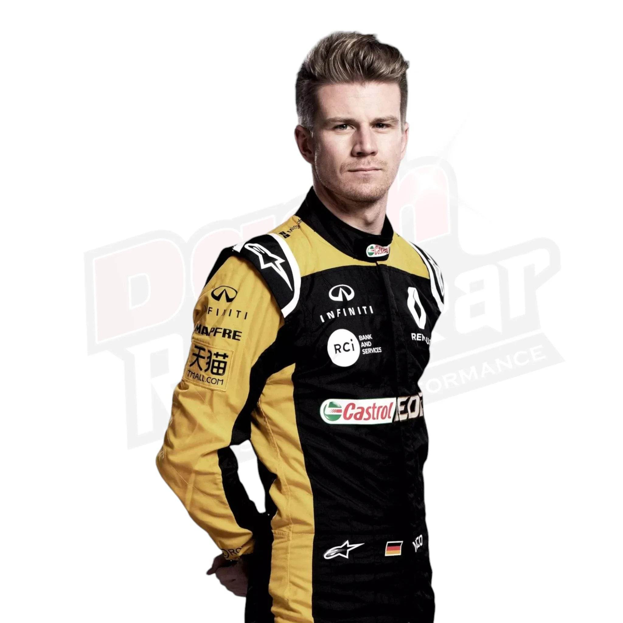 Nico Hulkenberg 2018 Renault F1 Team Race Suit KIDS - Dash Racegear Store