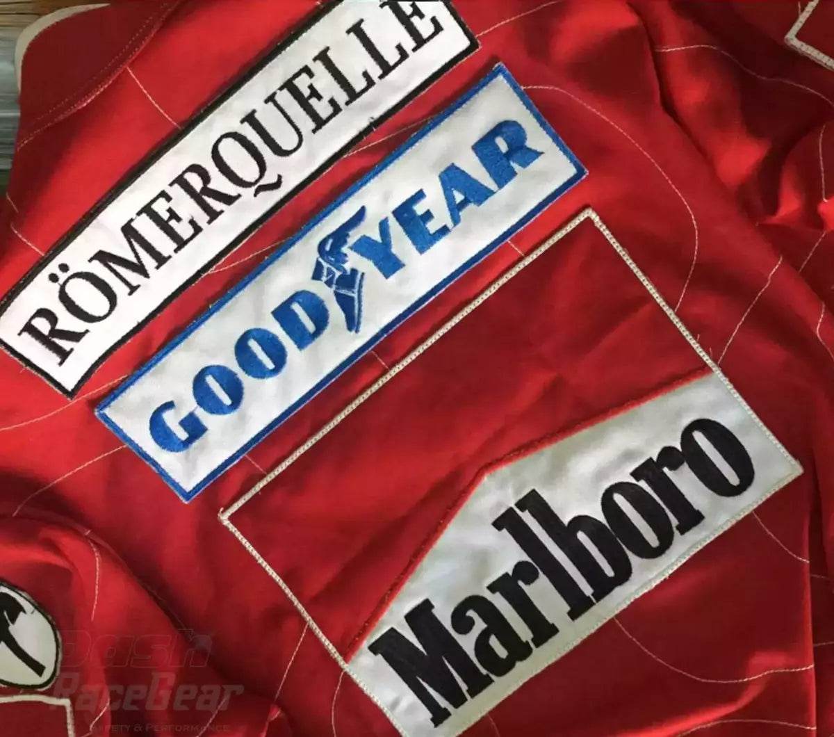 Niki Lauda 1976 Ferrari F1 Embroidered Racing suit - Dash Racegear Store