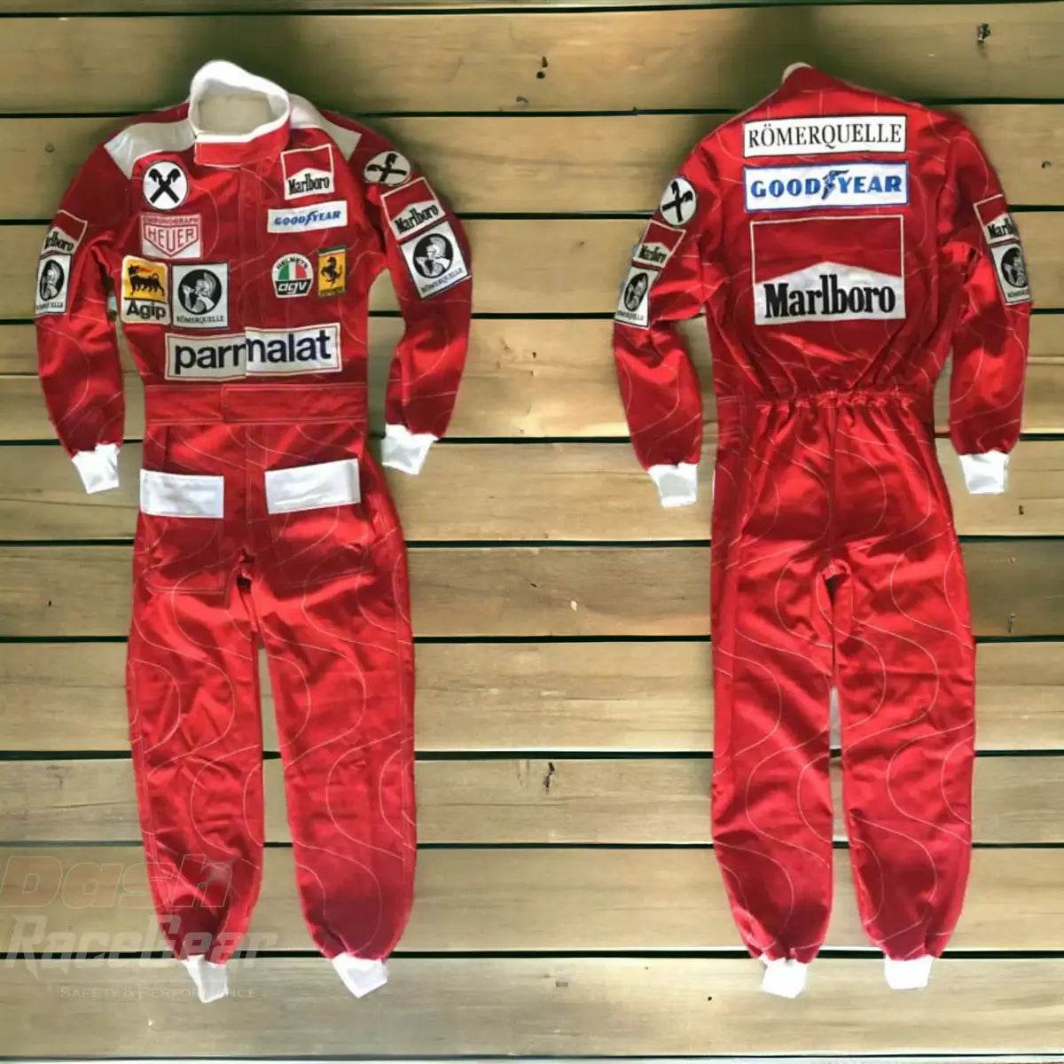 Niki Lauda 1976 Ferrari F1 Embroidered Racing suit - Dash Racegear Store