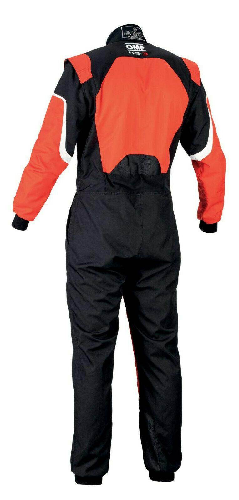 OMP KS-3 Suit Red Go Karting Racing Overall CIK 3 Layers 2019 - Dash Racegear Store