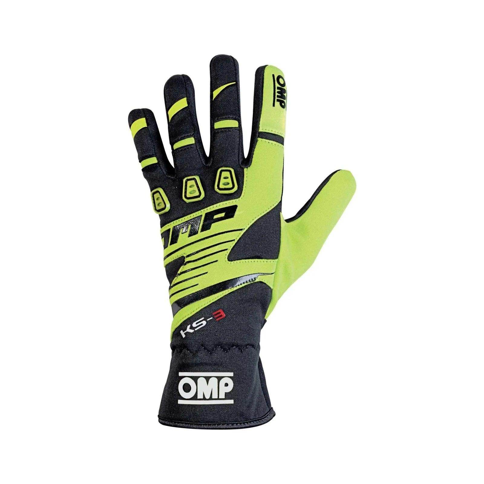 OMP KS-3 Kart Gloves - Adult Sizes - Dash Racegear Store