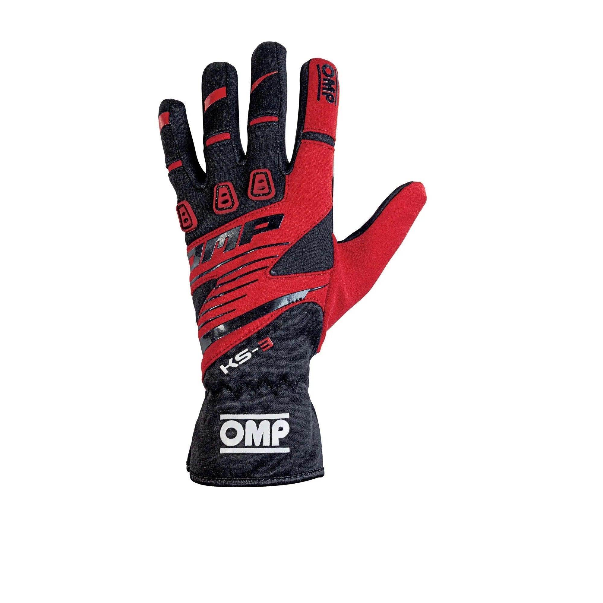 OMP KS-3 Kart Gloves - Adult Sizes - Dash Racegear Store