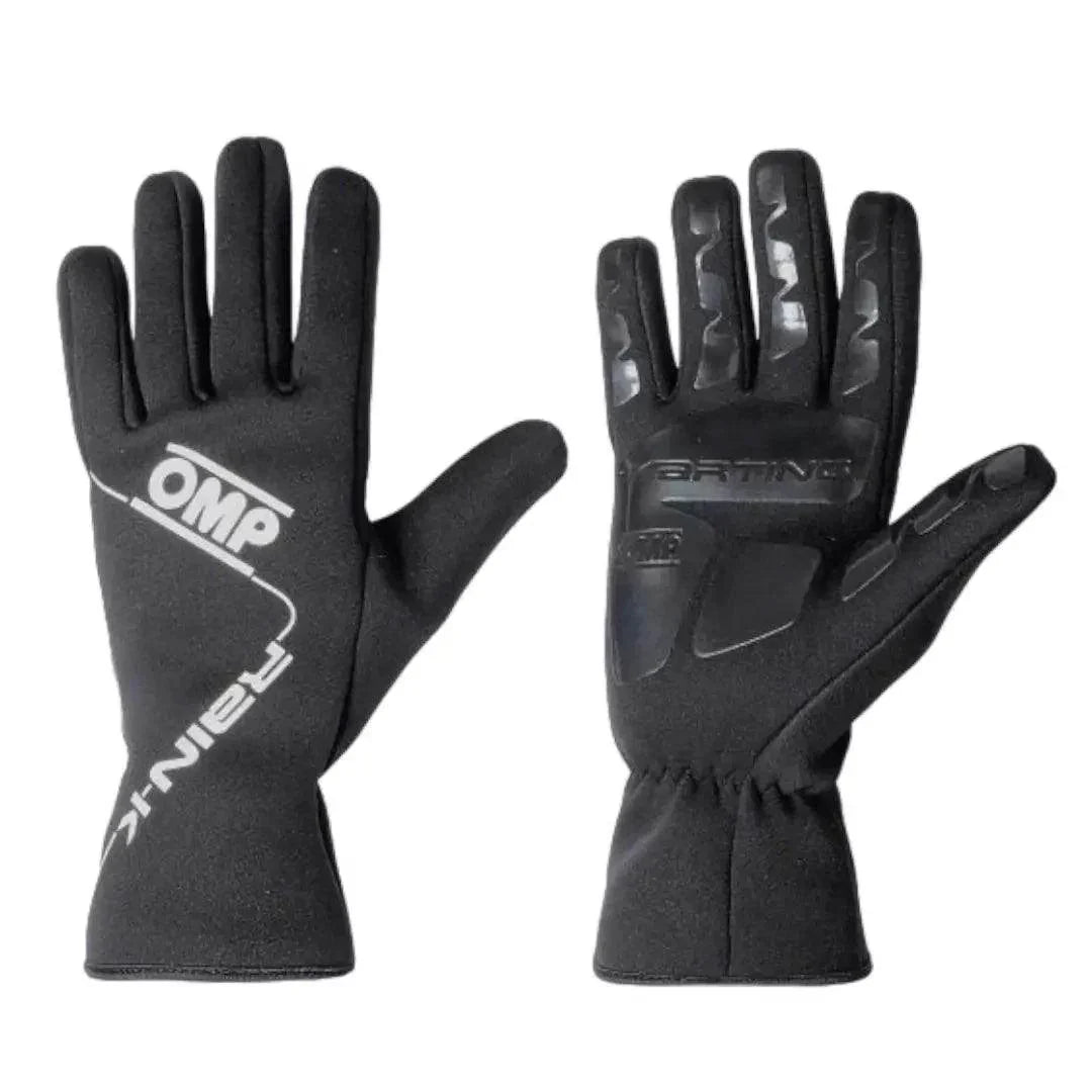 OMP Rain K Wet Weather Kart Gloves Black