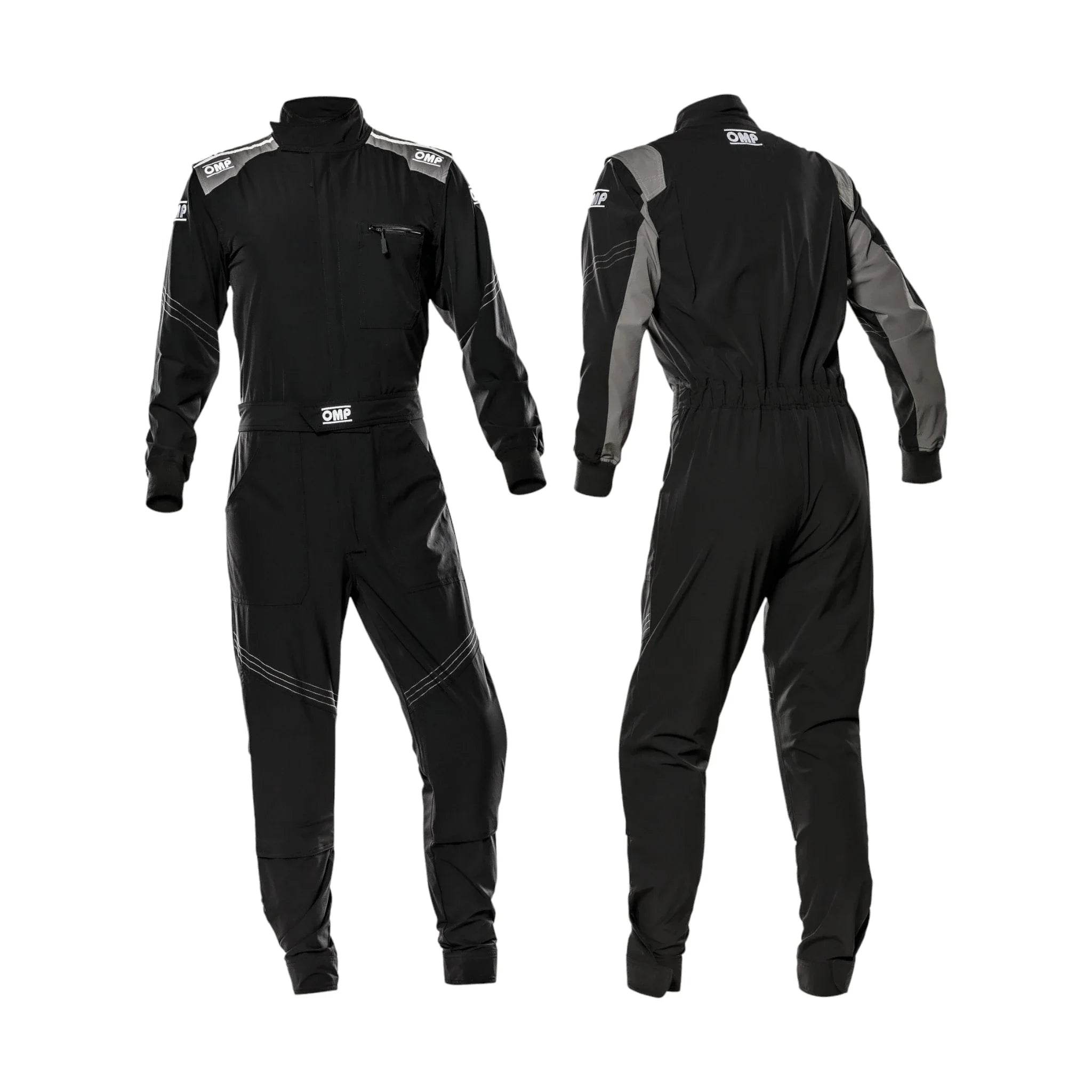 OMP X MECHANIC OVERAL STRETCH BLACK - Dash Racegear Store