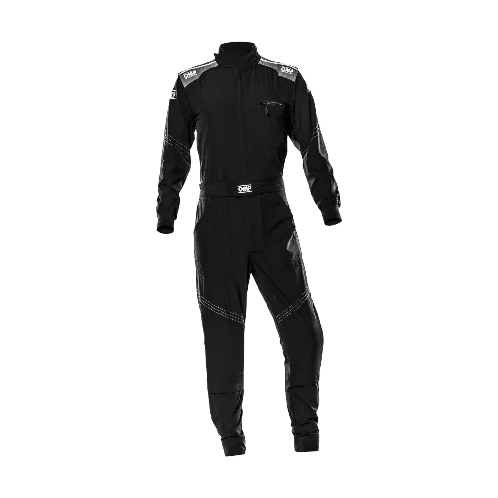 OMP X MECHANIC OVERAL STRETCH BLACK - Dash Racegear Store