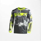 O'Neal Element Camo MX Jersey Grey-Yellow XX-Large