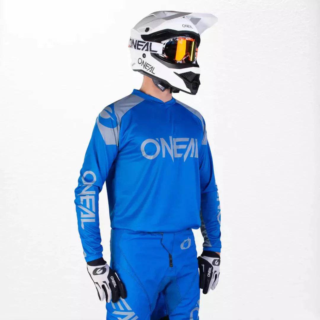O'Neal Matrix MX Jersey Blue-Gray - Dash Racegear Store