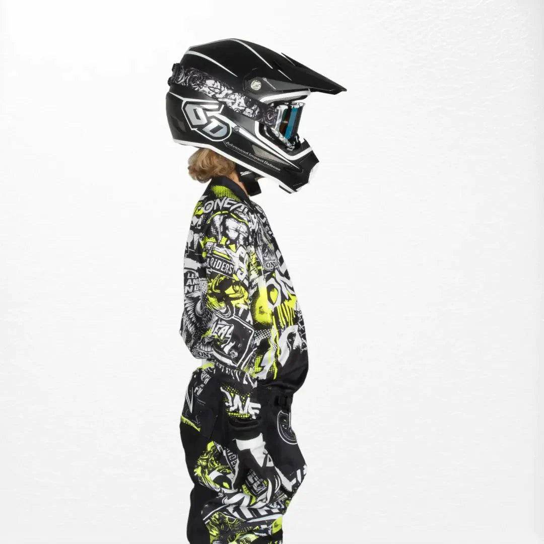 O'Neal Youth Element Jersey Attack Black-HiVIs - Dash Racegear Store