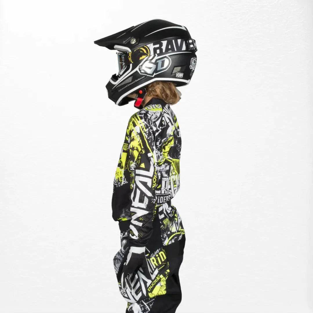 O'Neal Youth Element Jersey Attack Black-HiVIs - Dash Racegear Store