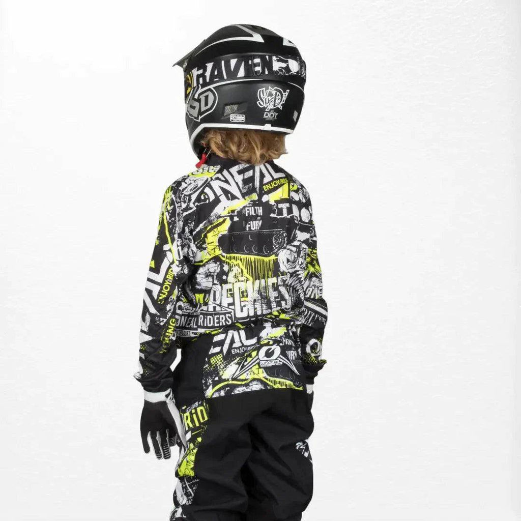O'Neal Youth Element Jersey Attack Black-HiVIs