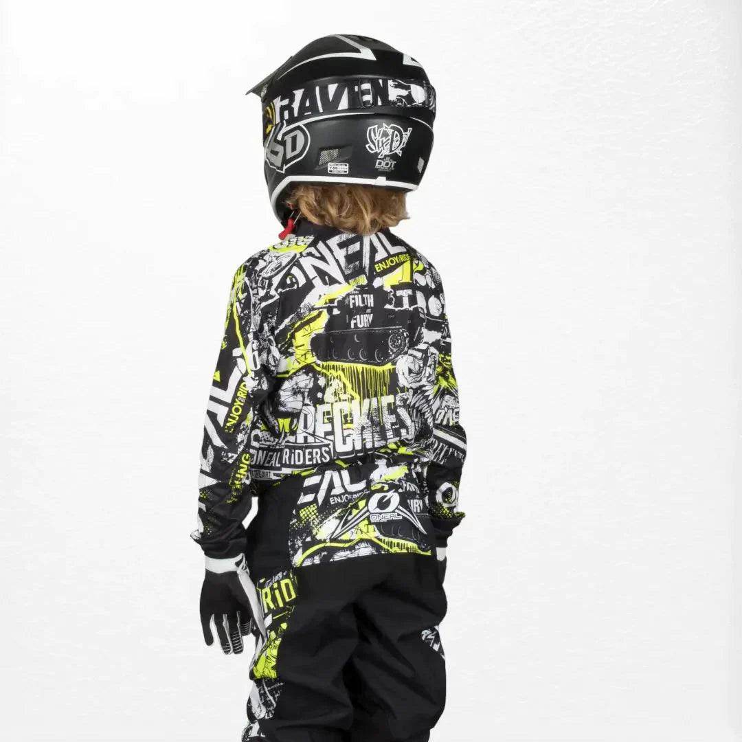 O'Neal Youth Element Jersey Attack Black-HiVIs