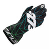 POLY EVO Black/Green/Cyan Gloves - Dash Racegear Store