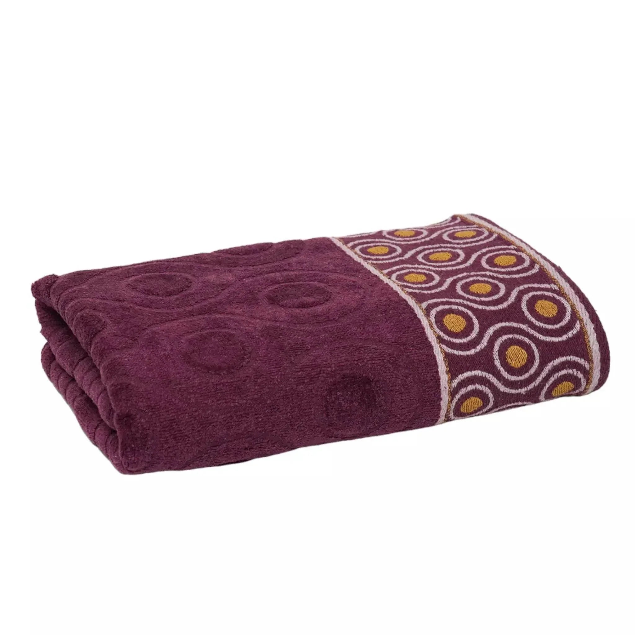 Premium Quality Soft Cotton Towel (Purple)