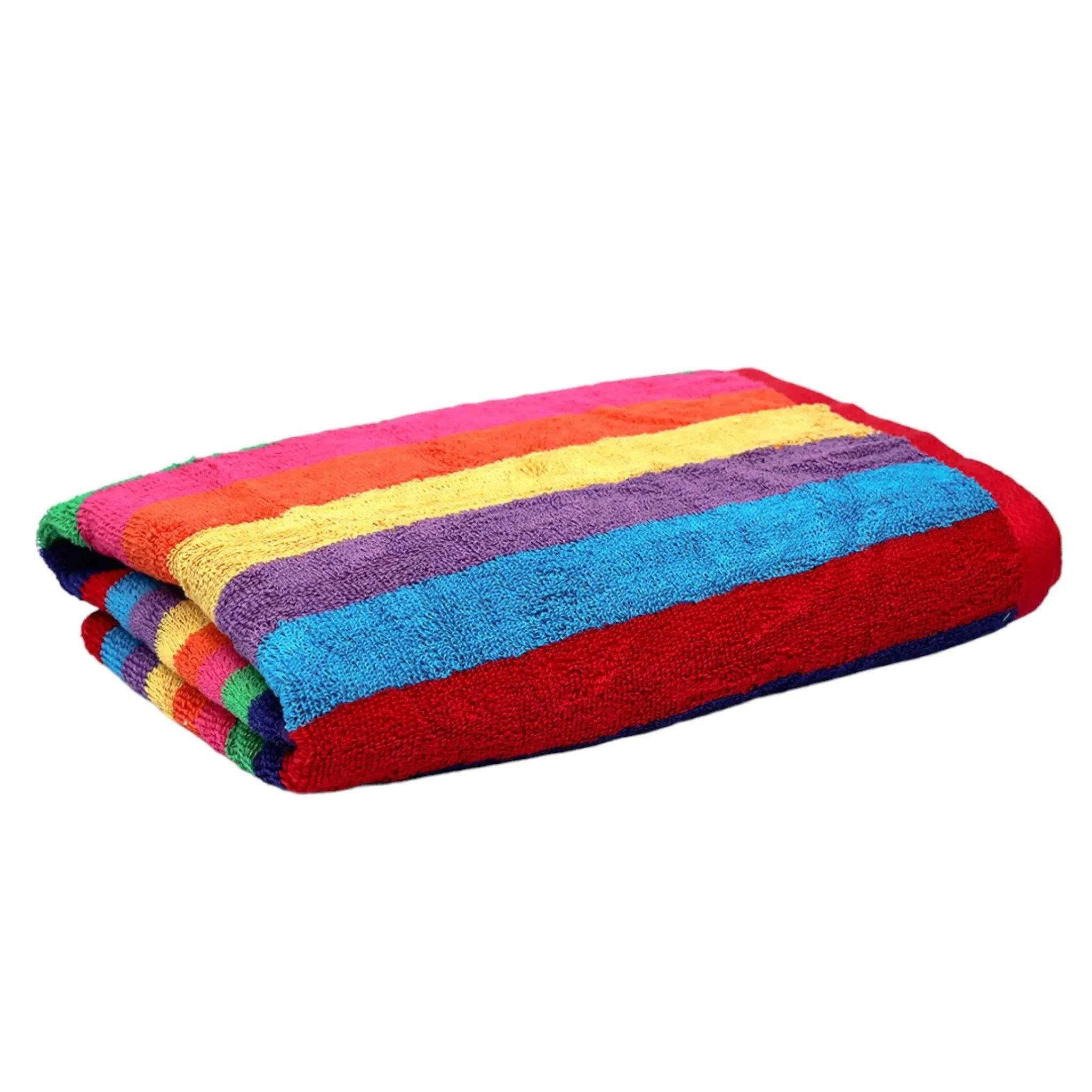 Premium Rainbow Stripe Towel - Dash Racegear Store