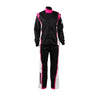 RACECHICK FIERCE TWO-PIECE WOMEN'S AUTO RACING SUIT SFI 3.2A/1 (BLACK/PINK) - Dash Racegear Store