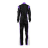 RACECHICK FIERCE TWO-PIECE WOMEN'S AUTO RACING SUIT SFI 3.2A/1 (BLACK/PURPLE) - Dash Racegear Store
