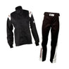 RACECHICK FIERCE TWO-PIECE WOMEN'S AUTO RACING SUIT SFI 3.2A/1 (BLACK/WHITE) - Dash Racegear Store