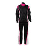 RACECHICK FIERCE TWO-PIECE WOMEN'S AUTO RACING SUIT SFI 3.2A/5 (BLACK/PINK) - Dash Racegear Store