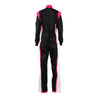RACECHICK FIERCE TWO-PIECE WOMEN'S AUTO RACING SUIT SFI 3.2A/5 (BLACK/PINK) - Dash Racegear Store