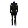 RACECHICK FIERCE WOMEN'S AUTO RACING SUIT SFI 3.2A/1 (BLACK/PURPLE) - Dash Racegear Store