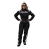 RACECHICK FIERCE WOMEN'S AUTO RACING SUIT SFI 3.2A/1 (BLACK/WHITE) - Dash Racegear Store