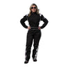RACECHICK FIERCE WOMEN'S AUTO RACING SUIT SFI 3.2A/1 (BLACK/WHITE) - Dash Racegear Store