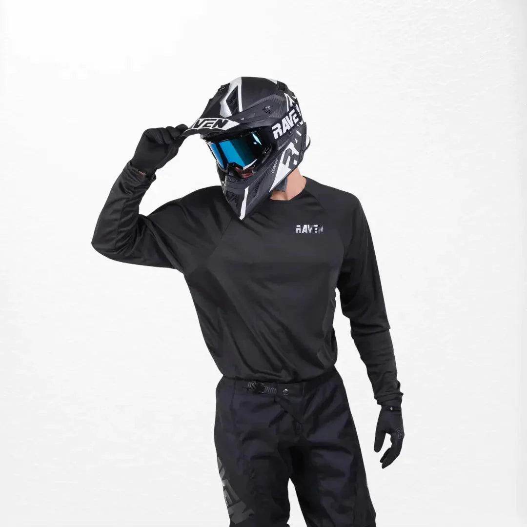 Raven Rival MX Jersey Black - Dash Racegear Store