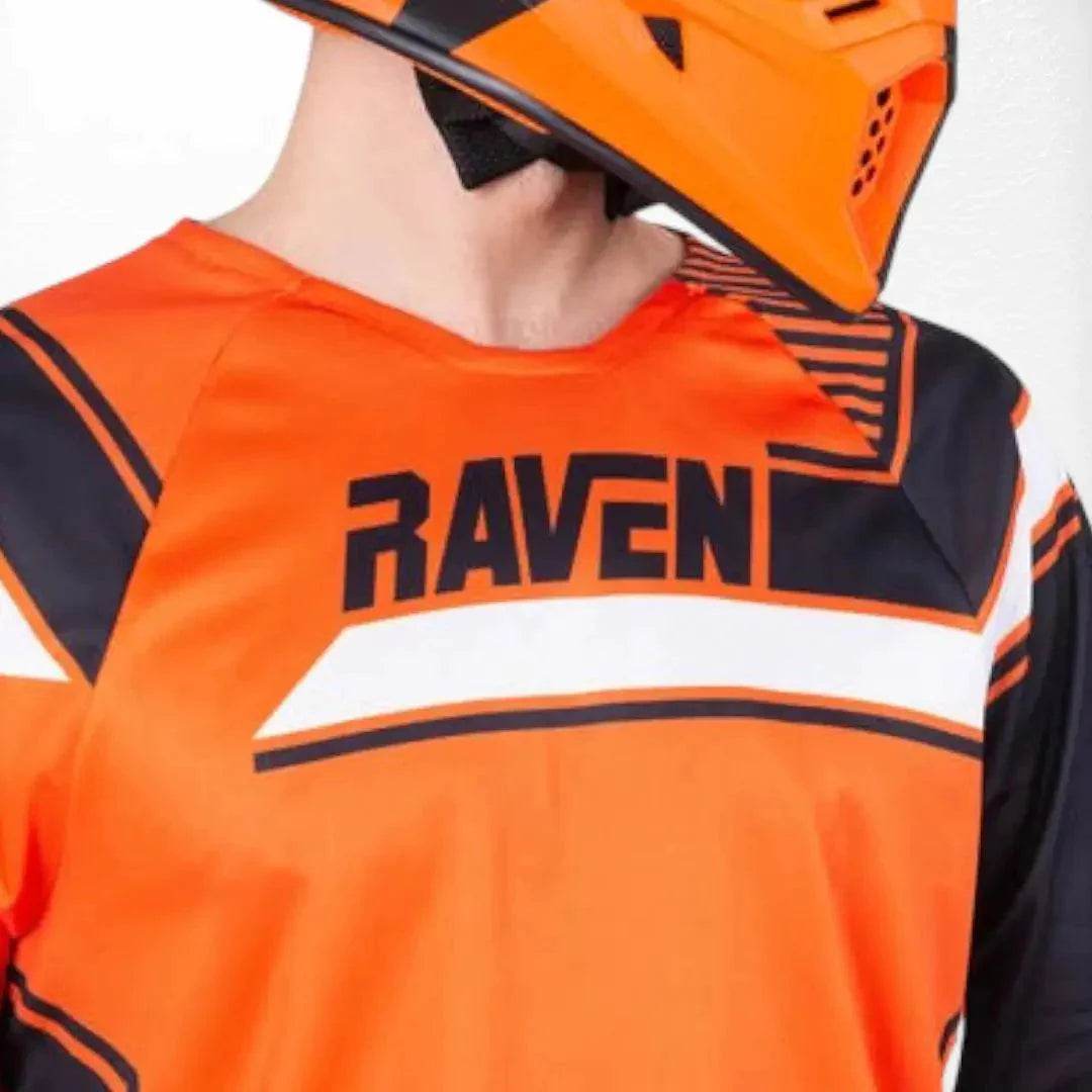 Raven Rival MX Jersey Orange-Black - Dash Racegear Store
