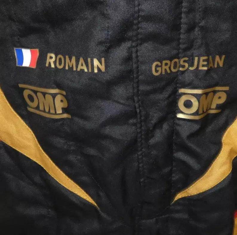 Romain Grosjean 2012 British GP ‘The dark knight rises’ Lotus F1 race suit - Dash Racegear Store