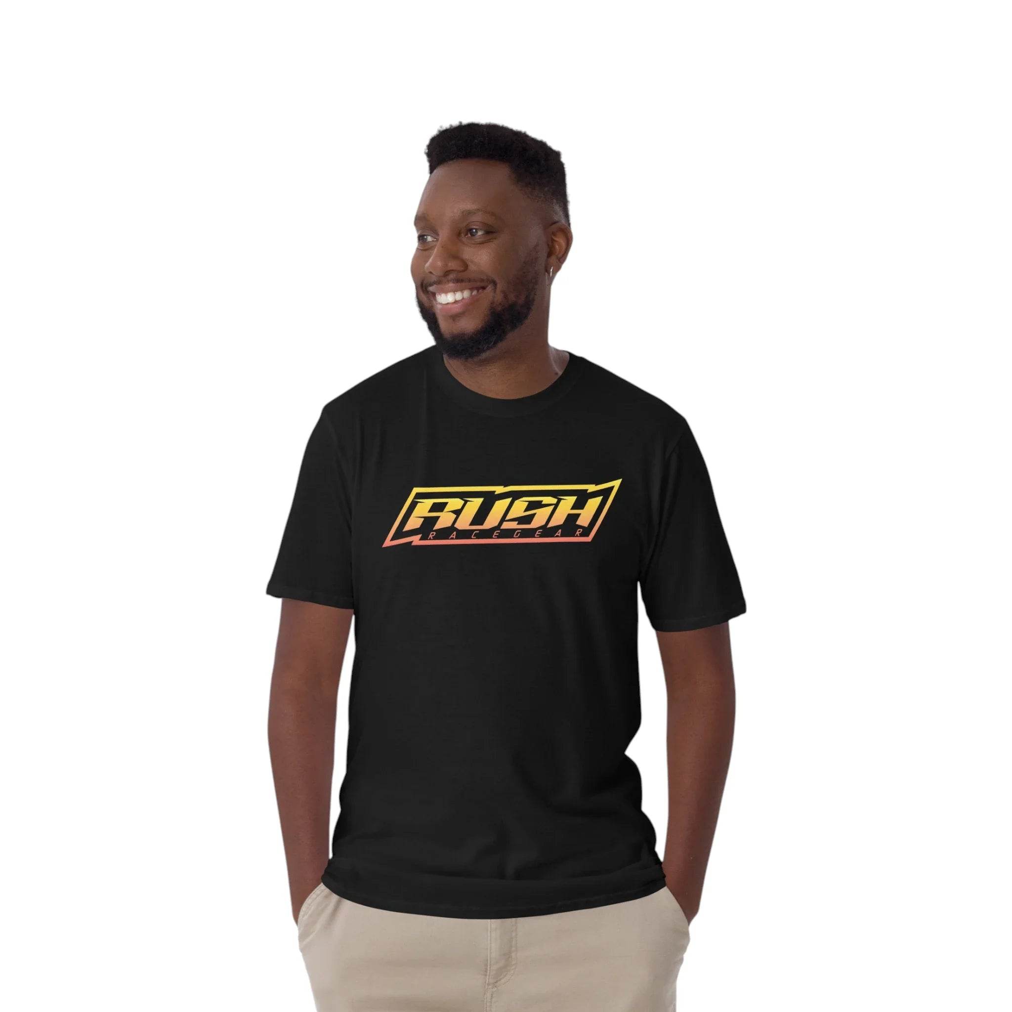 Yellow Fade Logo - Unisex Tee - Dash Racegear Store