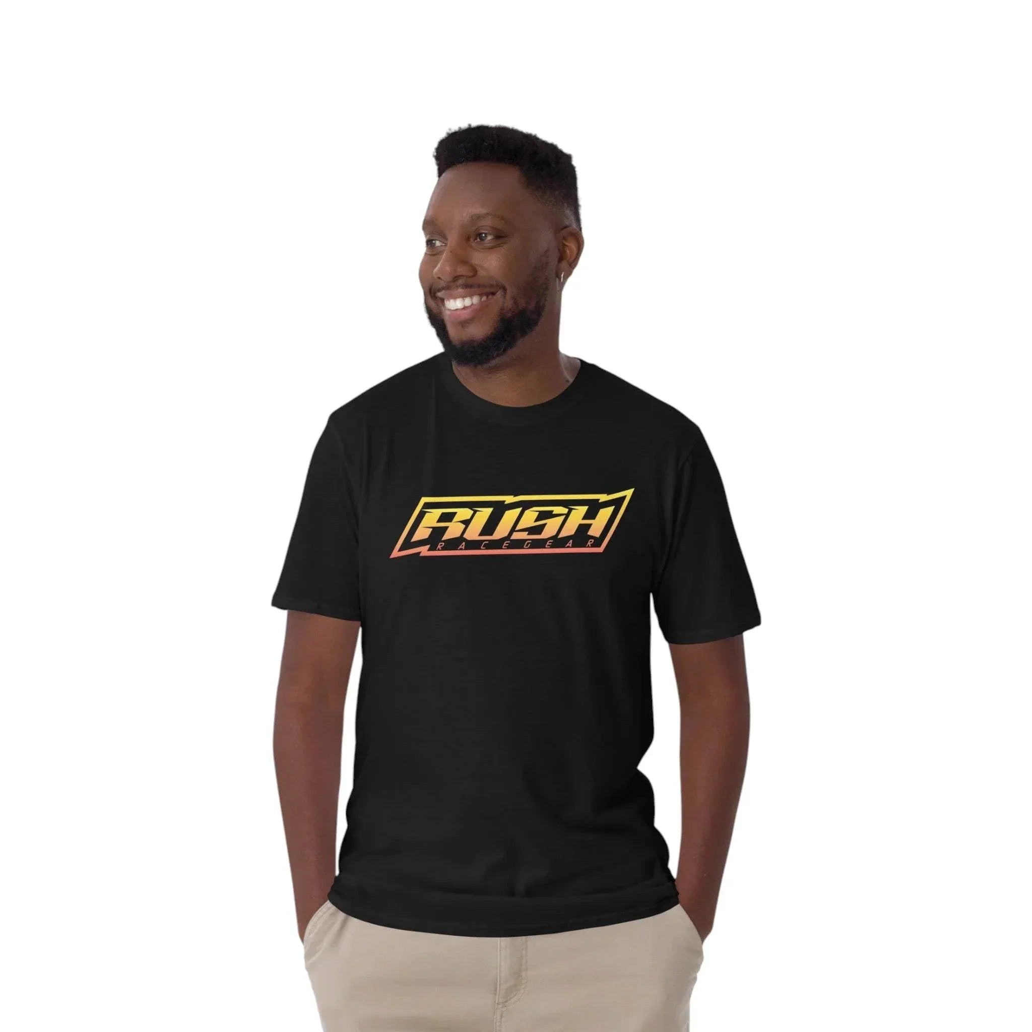 Rush Red/Yellow Fade Logo - Unisex Tee Men's