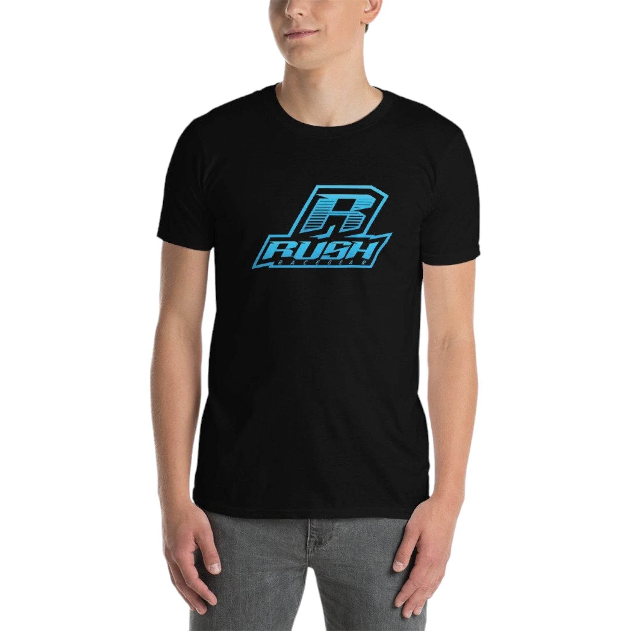 Rush Stacked Logo - Light Blue Fade - Unisex - Dash Racegear Store