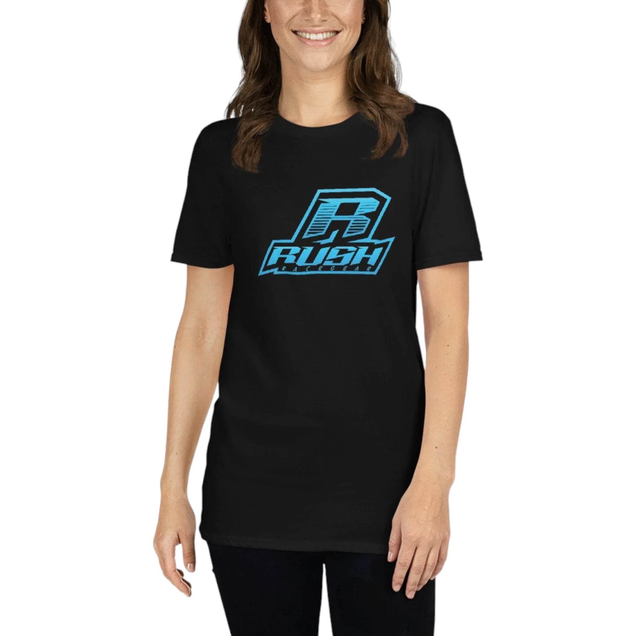 Rush Stacked Logo - Light Blue Fade - Unisex - Dash Racegear Store