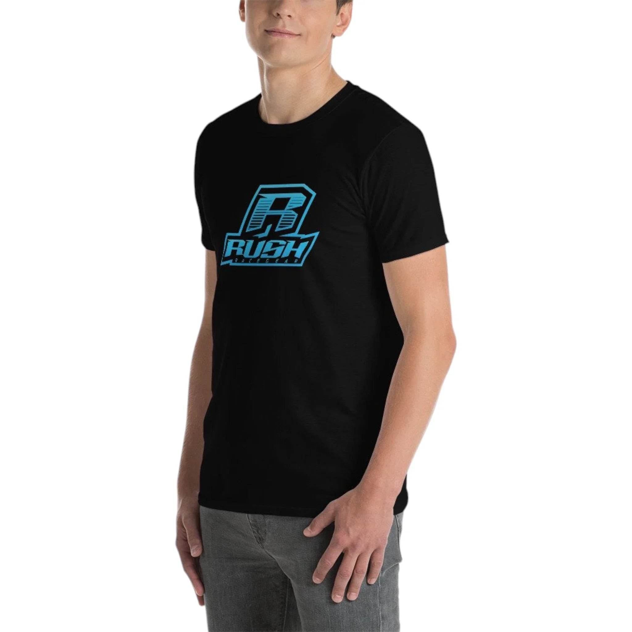 Rush Stacked Logo - Light Blue Fade - Unisex - Dash Racegear Store
