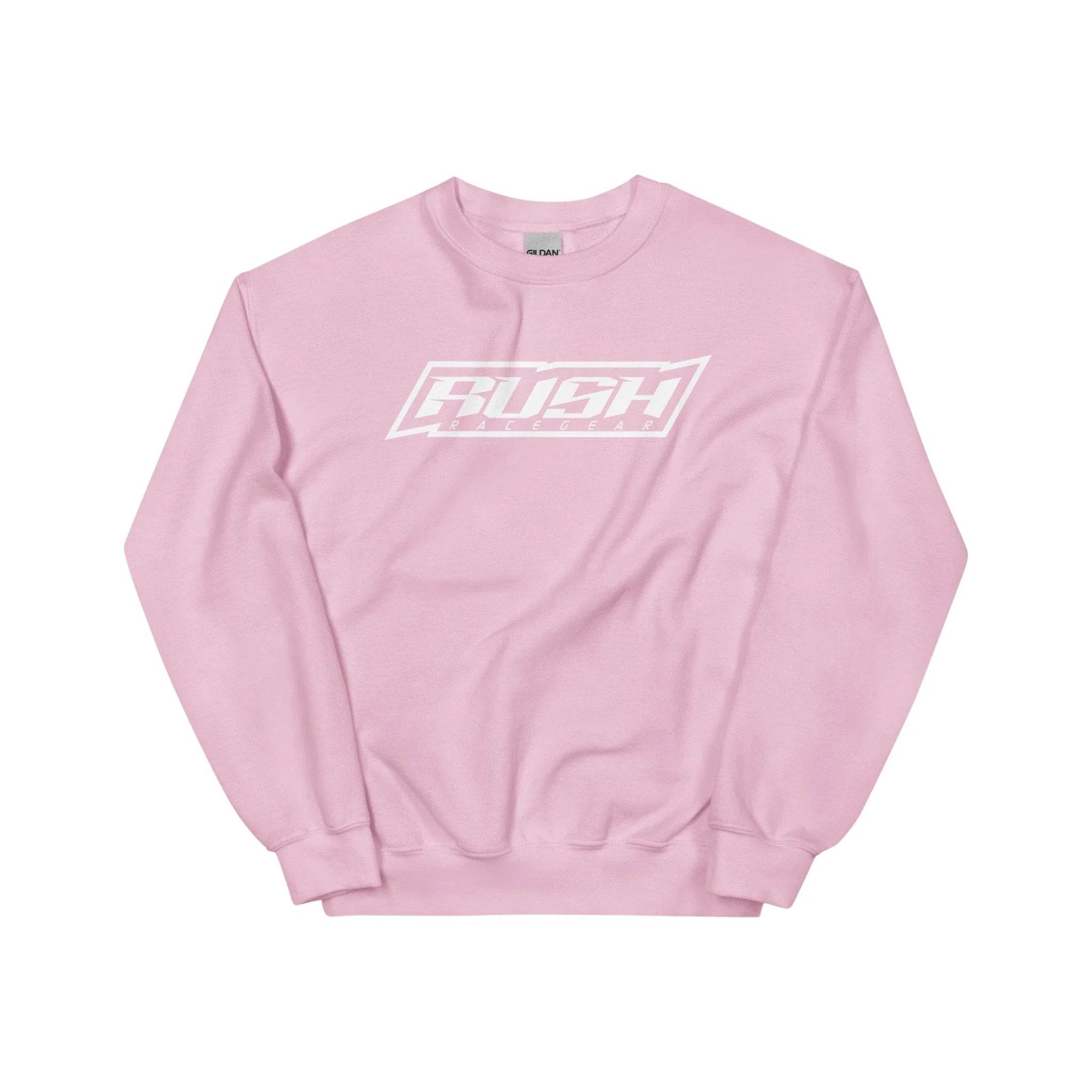 Rush White Logo Sweatshirt - Unisex - Dash Racegear Store