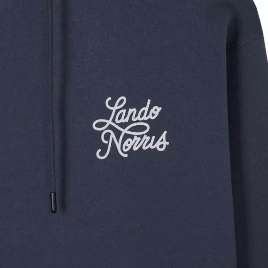 SCRIPT PETROL BLUE HOODIE - Dash Racegear Store