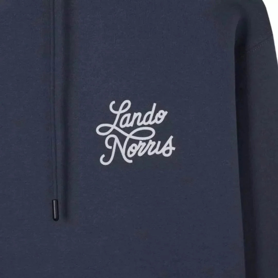 SCRIPT PETROL BLUE HOODIE