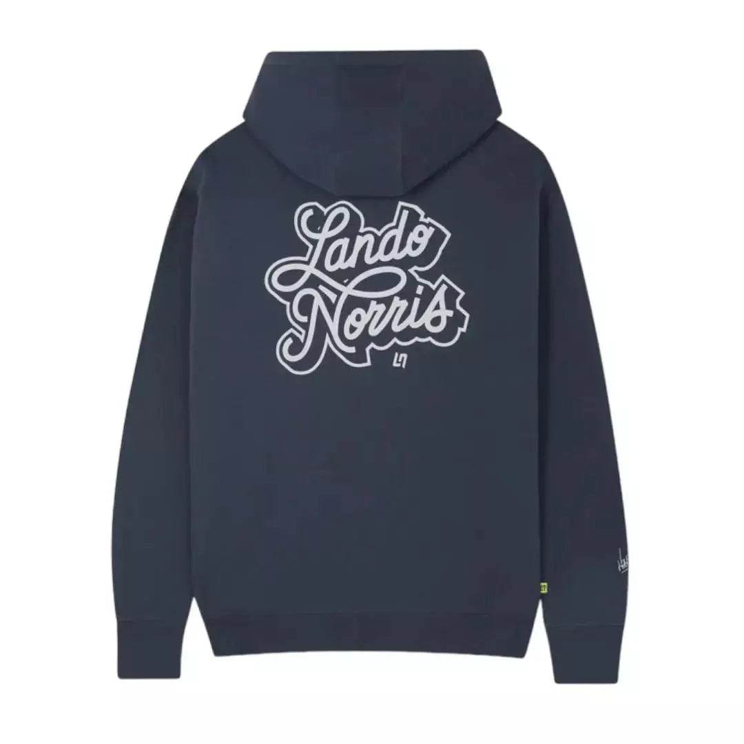 SCRIPT PETROL BLUE HOODIE - Dash Racegear Store
