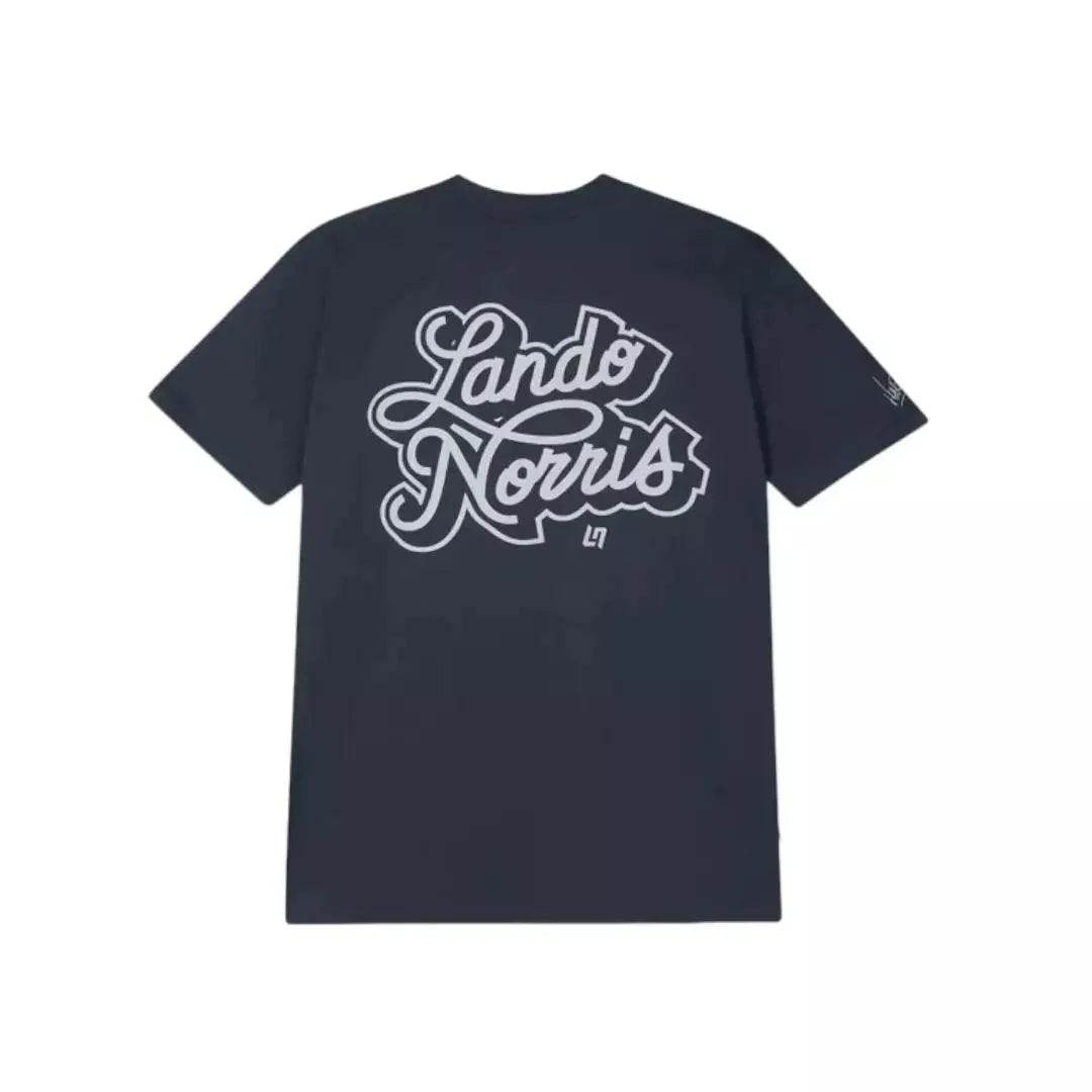 SCRIPT PETROL BLUE SHORT SLEEVE TEE - Dash Racegear Store