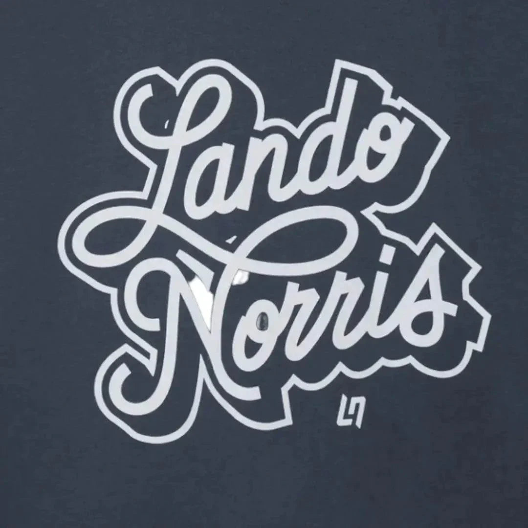 SCRIPT PETROL BLUE LONG SLEEVE TEE