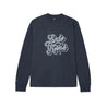 SCRIPT PETROL BLUE LONG SLEEVE TEE - Dash Racegear Store