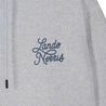 SCRIPT WHITE HEATHER HOODIE - Dash Racegear Store