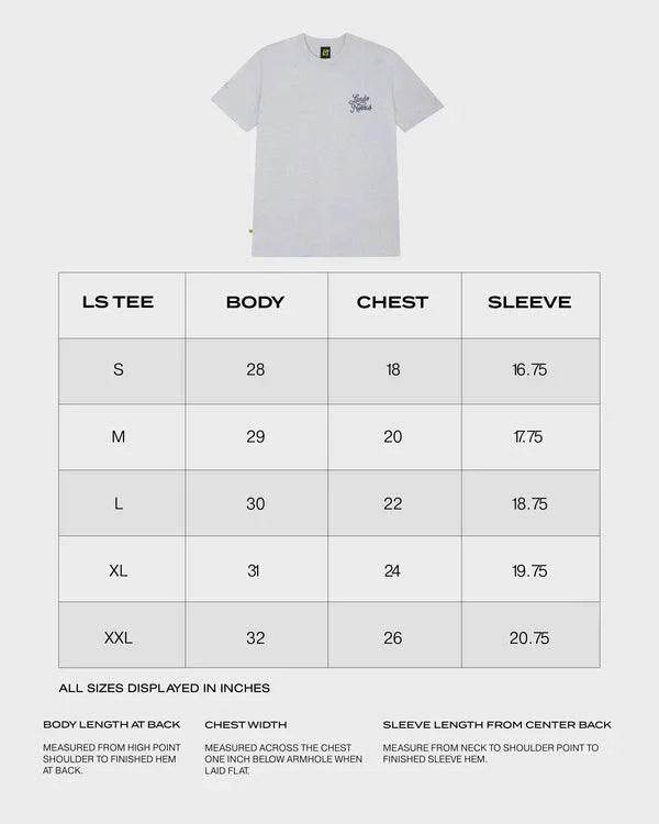 SCRIPT WHITE HEATHER SHORT SLEEVE TEE - Dash Racegear Store