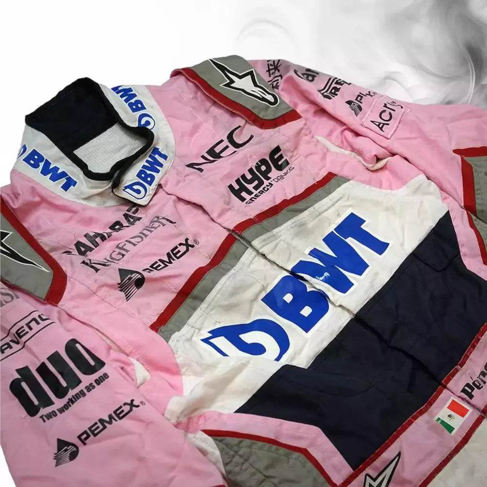 SERGIO PEREZ 2018 RACE SUIT SAHARA FORCE INDIA F1 TEAM - Dash Racegear Store