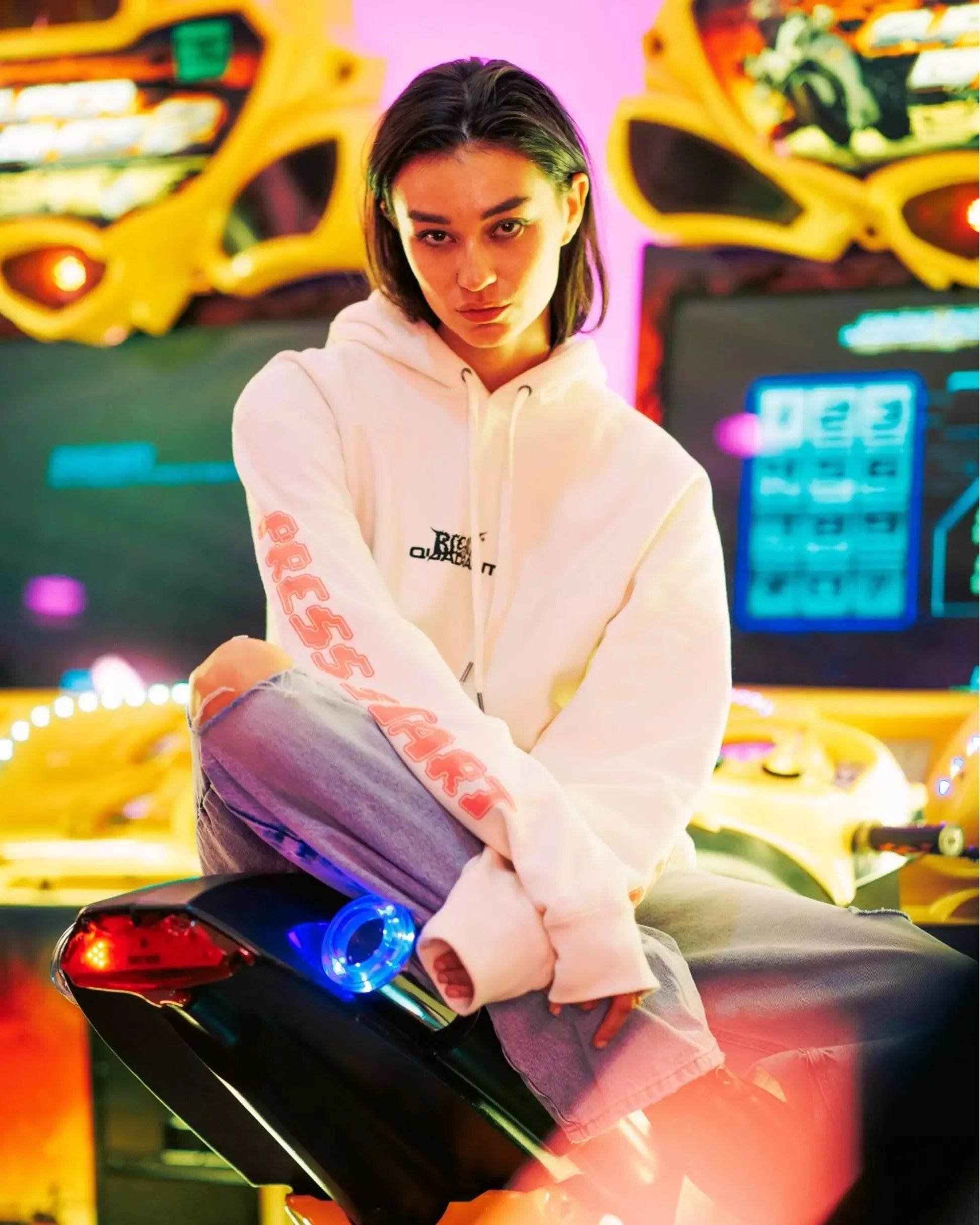 SWIRL BONE HOODIE - Dash Racegear Store