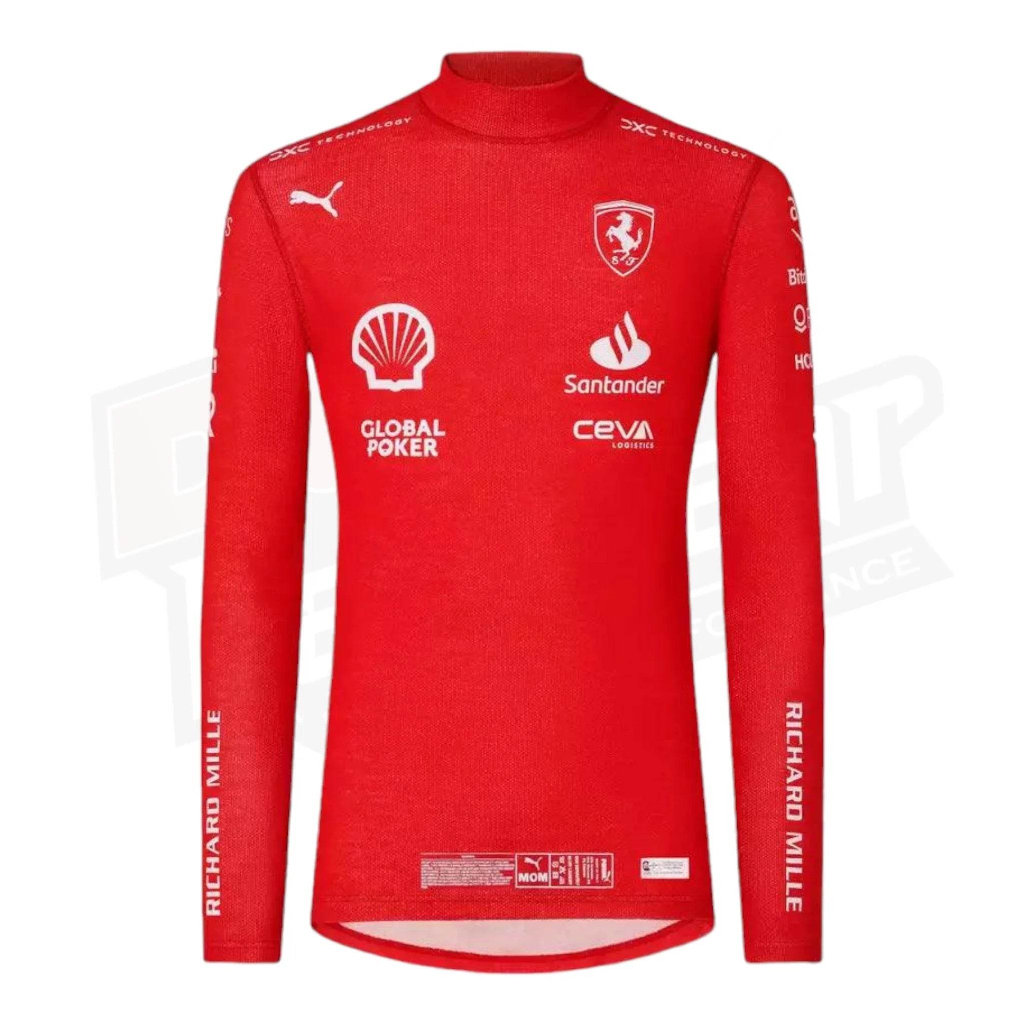 Scuderia Ferrari Carlos Sainz F1 PRO undersuit top - Joshua Vides - Dash Racegear Store